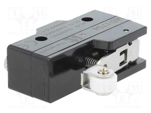 Microinterruptor Snap Action, com Alavanca (Com Rolo), Spdt