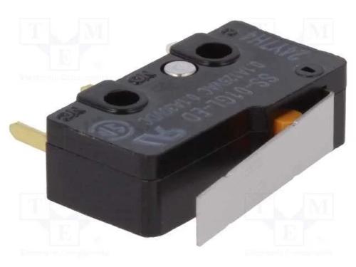 Microinterruptor Snap Action, com Alavanca, Spdt, 0,1a/125vac