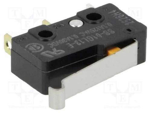 Microinterruptor Snap Action, com Alavanca Que Simula Um Rolo