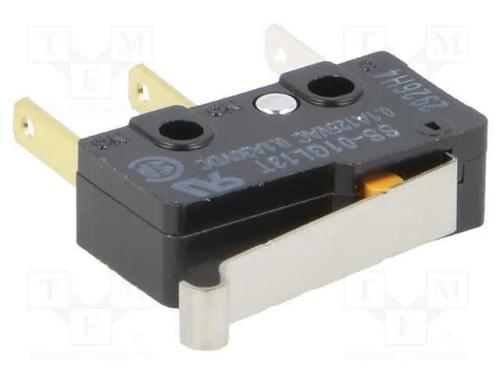 Microinterruptor Snap Action, com Alavanca Que Simula Um Rolo