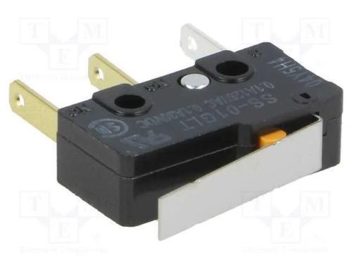 Microinterruptor Snap Action, com Alavanca, Spdt, 0,1a/125vac