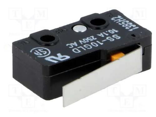 Microinterruptor Snap Action, com Alavanca, Spdt, 10a/250vac