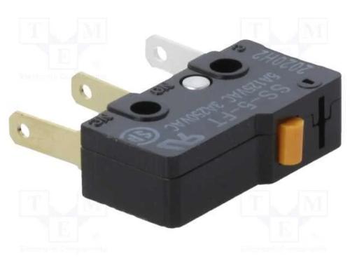 Microinterruptor SNAP ACTION, sem alavanca, SPDT,.