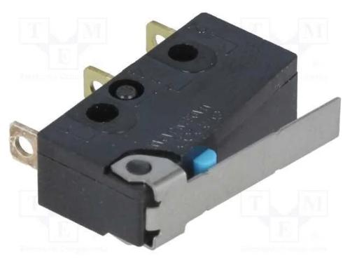 Microinterruptor Snap Action, com Alavanca, Spdt, 0,1a/125vac