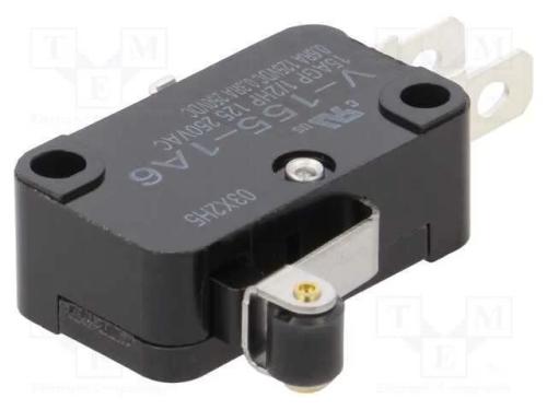 Microinterruptor Snap Action, com Alavanca (Com Rolo), Spdt