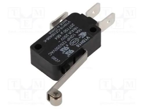 Microinterruptor Snap Action, com Alavanca (Com Rolo), Spdt