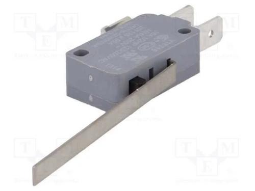 Microinterruptor Snap Action, com Alavanca, Spdt, 16a/250vac