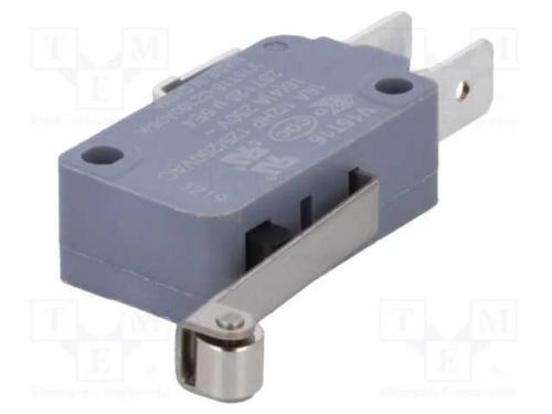 Microinterruptor Snap Action, com Alavanca (Com Rolo), Spdt