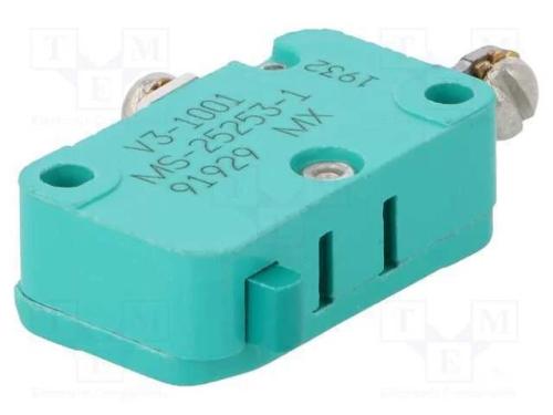 Microinterruptor Snap Action, Sem Alavanca, Spdt, 10a/125vac