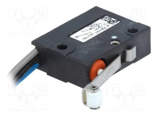 Microinterruptor Snap Action, com Alavanca (Com Rolo), Spdt
