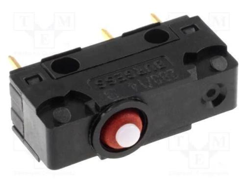 Microinterruptor Snap Action, Sem Alavanca, Spdt, 5a/250vac