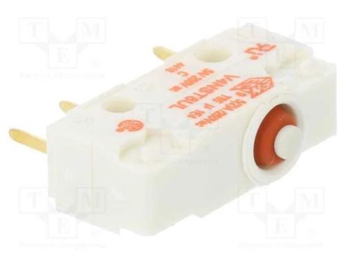 Microinterruptor SNAP ACTION, sem alavanca, SPDT,.