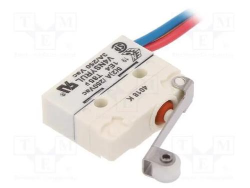 Microinterruptor Snap Action, com Alavanca (Com Rolo), Spdt