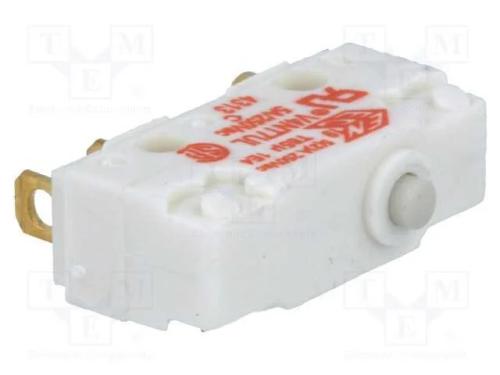 Microinterruptor Snap Action, Sem Alavanca, Spdt, 5a/250vac