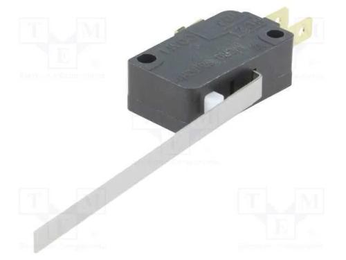Microinterruptor Snap Action, com Alavanca, Spdt, 5a/125vac