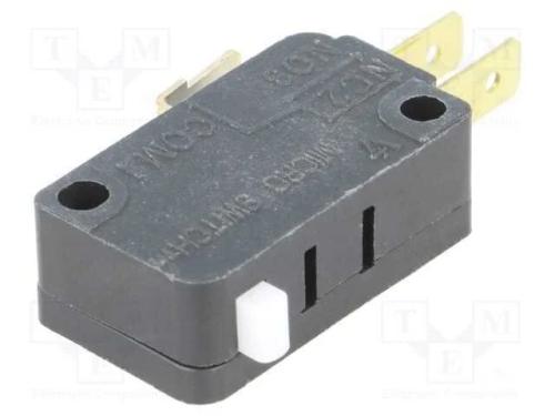 Microinterruptor Snap Action, com Rolo, Spdt, 15a/250vac, Pos: 2