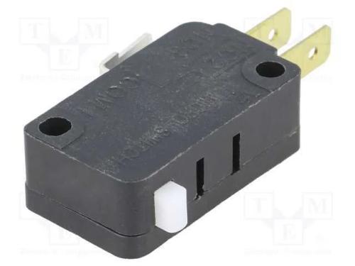 Microinterruptor Snap Action, Sem Alavanca, Spdt, 15a/250vac