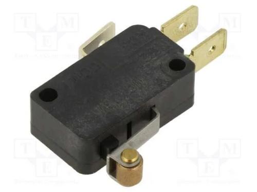 Microinterruptor Snap Action, com Alavanca (Com Rolo), Spdt