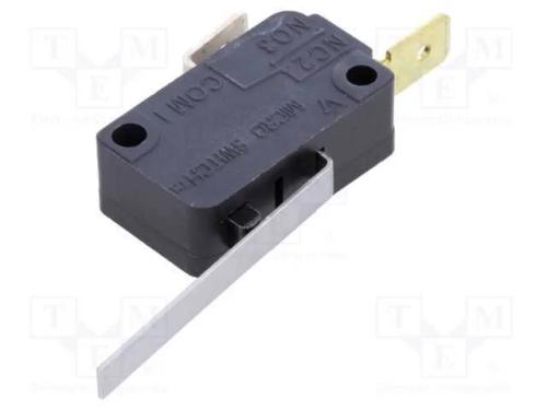 Microinterruptor Snap Action, com Alavanca, Spst-Nc, On-(Off)