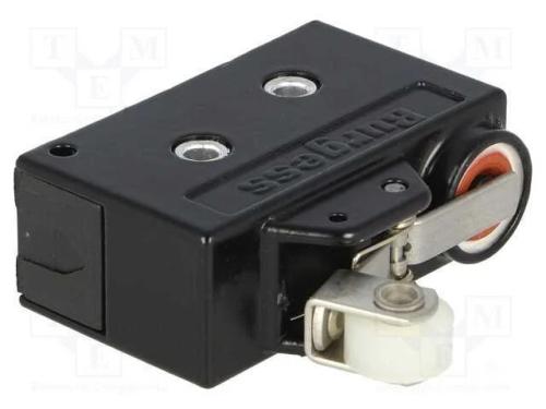 Microinterruptor Snap Action, com Alavanca (Com Rolo), Spdt