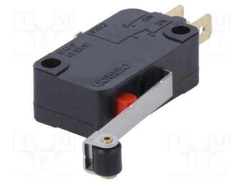 Microinterruptor Snap Action, com Alavanca (Com Rolo), Spdt