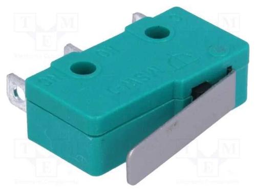 Microinterruptor Snap Action, com Alavanca, Spdt, 5a/250vac
