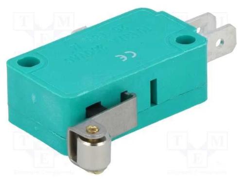 Microinterruptor Snap Action, com Alavanca (Com Rolo), Spdt