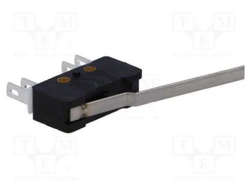 Microinterruptor Snap Action, com Alavanca, Spst-No + Spst-Nc