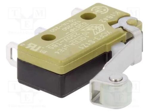 Microinterruptor Snap Action, com Alavanca (Com Rolo), Spdt