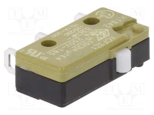 Microinterruptor Snap Action, Sem Alavanca, Spdt, On-(On), Pos: 2