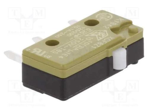 Microinterruptor Snap Action, Sem Alavanca, Spdt, On-(On), Pos: 2