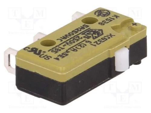 Microinterruptor Snap Action, Sem Alavanca, Spdt, 5a/250vac