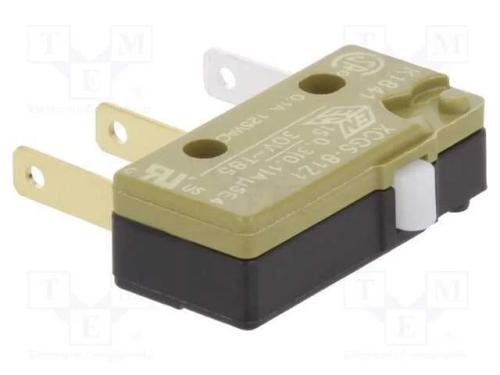 Microinterruptor Snap Action, Sem Alavanca, Spdt, On-(On), Pos: 2