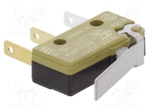 Microinterruptor Snap Action, com Alavanca, Spdt, On-(On), Pos: 2