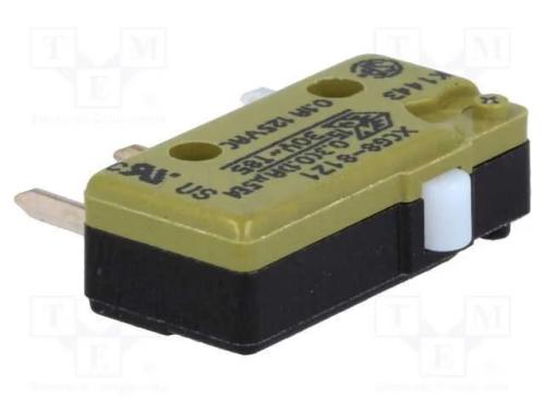 Microinterruptor Snap Action, Sem Alavanca, Spdt, 0,3a/30vac