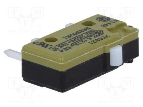 Microinterruptor Snap Action, Sem Alavanca, Spdt, 5a/250vac