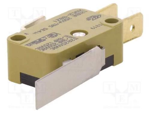 Microinterruptor Snap Action, com Alavanca, Spdt, 10a/250vac