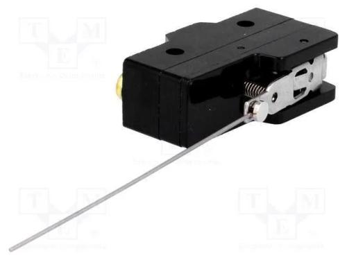 Microinterruptor SNAP ACTION, com alavanca, SPDT,.