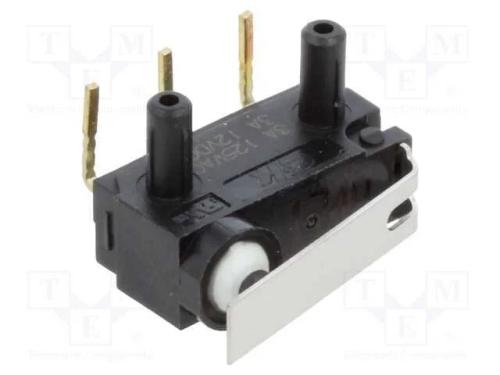 Microinterruptor SNAP ACTION, SPDT, 3A/125VAC, 3A.