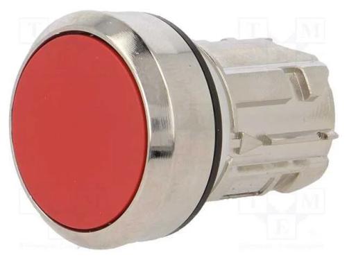 Interruptor: de pressão, 22mm, Pos.estáv: 2, verm.