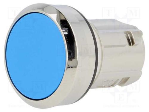 Interruptor: de pressão, 22mm, Pos.estáv: 1, azul.