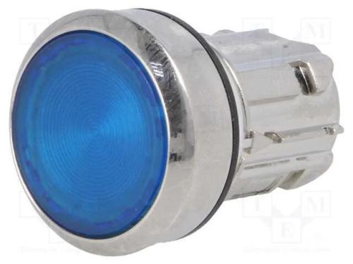 Interruptor: de pressão, 22mm, Pos.estáv: 2, azul.