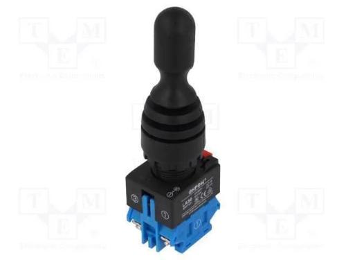 Interruptor: joystick, 22mm, Pos.est&aacute;v: 2, NO x2,.