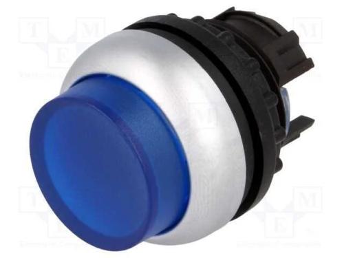 Interruptor: de Pressão, 22mm, Pos.Estáv: 1, Azul, Ip67, Pos: 2