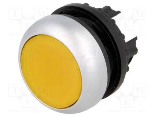 Interruptor: de Pressão, 22mm, Pos.Estáv: 2, Amarelo, Ip67, Plano