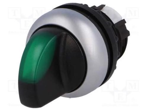 Interruptor: Giratório, 22mm, Pos.Estáv: 3, Verde, Ip67, Pos: 3