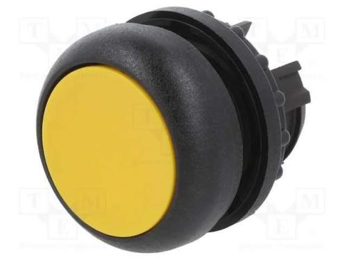 Interruptor: de Pressão, 22mm, Pos.Estáv: 1, Amarelo, Não Disp.