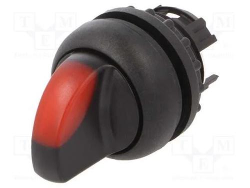 Interruptor: Giratório, 22mm, Pos.Estáv: 3, Vermelho, Ip67, Pos: 3