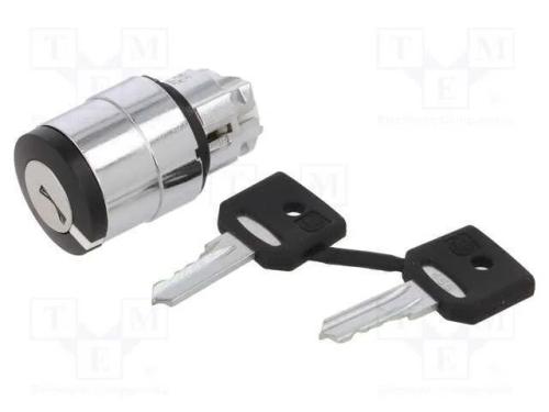 Interruptor: Giratório com Chave, 22mm, Pos.Estáv: 3, Preto, Ip66