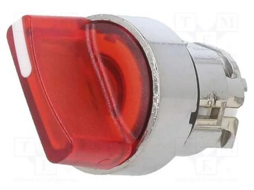 Interruptor: Giratório, 22mm, Pos.Estáv: 2, Vermelho, Led, Ip66